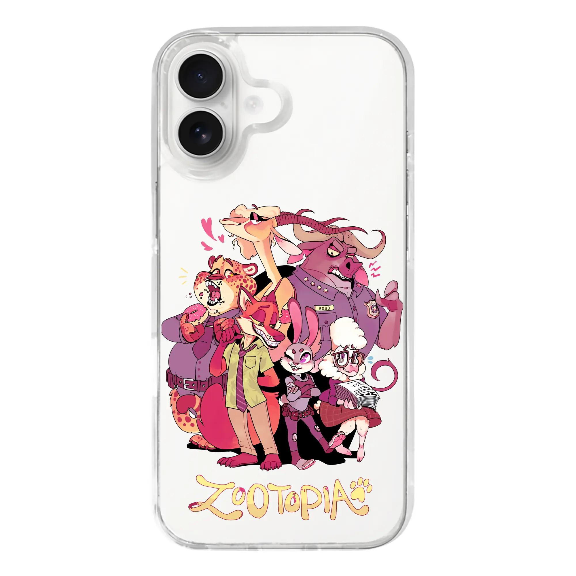 ズートピア グッズ,ベルウェザー副市長 - iPhone 17シリーズ 透明スマホケース – 薄型・耐衝撃・精密フィット保護カバー